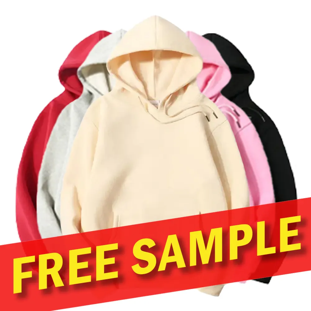 Wholesale Fleece Sweater Oversized Unisex Winter Pullover Plus Size Men's Hoodies Sweatshirts 100% Cotton Blank Hoodies
