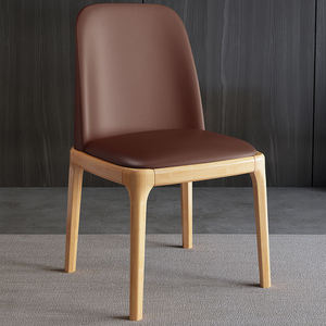 Muebles de comedor de estilo industrial moderno, con sillas de madera tapizadas, ideales para exteriores, apartamentos y restaurantes. - Product Image 5