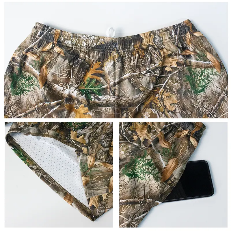 High Quality retro camouflage printed mesh men shorts Summer Custom Logo Sublimation Casual custom mesh shorts manufacturer