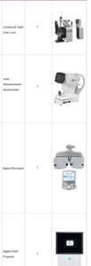 Équipement combiné d'optométrie complet et machines de montage de lunettes pour les nouveaux magasins d'<span class=keywords><strong>optique</strong></span> Instrument de contrôle des yeux - Product Image 4