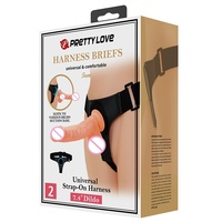 PRETTY LOVE Dildos con Correa Ajustable, Juguetes Sexuales para Estimulación Anal y del Punto G, para Mujeres, Parejas y Lesbianas