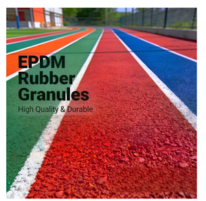 Granulés de caoutchouc EPDM haute élasticité, résistants à l'usure, pour pistes de course, terrains de jeux, surfaces sportives et revêtements de sol. - Product Image 1