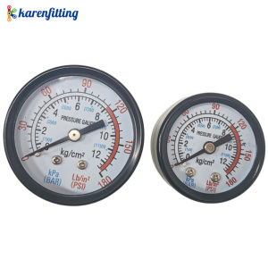 Vacuum Manometer <b>Mini</b> Dial Dual <b>Scale</b> Dial Gauge 1/4" NPT -30HG/0PS Vacuum Pressure Meter 2" Dial Digital Display Gauge - Product Image 2