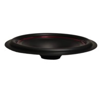 103-224 Corne papier bassin conique tambour presse à papier bassin noir épaissi haut-parleur pièces de rechange amplificateur haut-parleur accessoires OEM