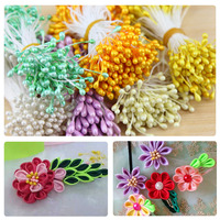 Tondo 55mm Artificielle Mini Perle Fleur Étamine Pistil Étamine Florale pour Décoration De Mariage DIY Noyau De Fleur De Noël