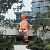 Patung Sapi Fiberglass Ukuran Besar Mirip Asli, Model Resin Buatan Tangan, Ornamen untuk Lanskap Seni Plaza Umum dan Hotel