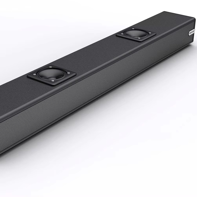 100W TV Sound Bar Build in Subwoofer Soundbar Wireless Speaker Home Theater Support HDMI(ARC), Optical, Coaxial, 3.5mm Aux, USB