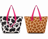 MOQ 50 pièces Sac fourre-tout tricoté personnalisé de couleur unie, couleurs avant et arrière différentes, logo personnalisé, sac de shopping grande capacité