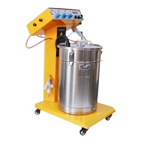 Pistola de Pintura Industrial Portátil Pequeña, Equipo de Recubrimiento Electrostático en Polvo con Bomba y Componentes Principales - Product Image 4