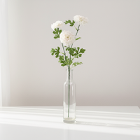 Bouquet d'œillets artificiels DAMEI ORCHID - Matériel PE, haute simulation, longue durée, fait main, décoration d'intérieur, style moderne, écologique