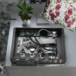 Partaker không quạt Mini PC c1037u C1007U Core i5 3317U mini máy tính HD VGA Win 10 Linux USB 3.0 4 * COM gồ ghề công nghiệp PC - Product Image 3