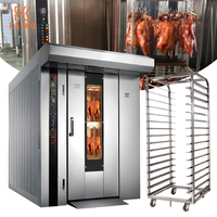Horno de Panadería Comercial KINKAI Eléctrico 380V de Acero Inoxidable de Gran Capacidad para Hornear Nueces y Maíz, Juego Completo