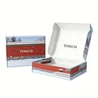 Boîte cadeau écologique recyclable pour soins personnels, emballage personnalisé avec logo, gaufrage et pelliculage mat, carton ondulé, emballage beauté