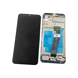 หน้าจอ LCD พร้อมกรอบสำหรับ Samsung Galaxy A03s สีดำ ขนาด 6.0 นิ้ว จอ TFT สำหรับเปลี่ยน - Product Image 1