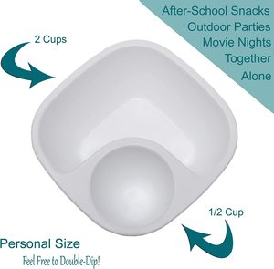 Wholesale Round <b>Plastic</b> <b>Bowls</b> Reusable Snack Soup <b>Cereal</b> Milk Divided <b>Plastic</b> <b>Bowl</b> - Product Image 4