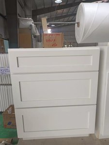 Armoires de cuisine classiques RTA du Vietnam accessoires de panneau de porte en acrylique de carcasse en MDF comprenant un panier de tiroir à charnière coulissante - Product Image 2