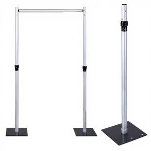 Sistema de Cortinas Portátiles de Aluminio ESI Simple con Cortinas de Terciopelo Negro - Product Image 1