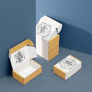 Boîte à savon biodégradables, emballage personnalisé pour savon, boîte de courrier, d'impression pour coffret cadeau, 10 pièces - Product Image 1