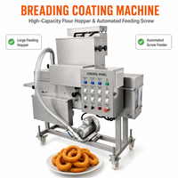 Machine automatique de panure de poulet pour ligne de production de panure de filets de poisson dans une usine de transformation d'aliments surgelés