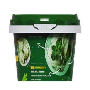 ภาชนะใส่ไอศกรีมพร้อมฝา1500มล. ภาชนะบรรจุ IML หม้อ1L รสชาติแบบใช้ครั้งเดียวกล่องบรรจุภัณฑ์พลาสติกสำหรับใส่อาหาร - Product Image 2