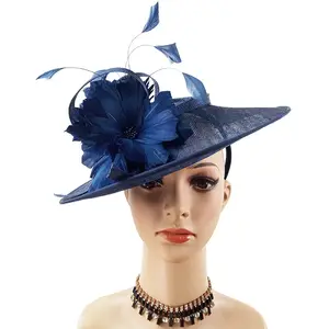 Hot Sell Sinamay Fascinator Hats For Wedding Ladies Formal Hats