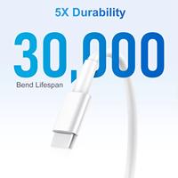 Câble de charge rapide USB-C PD 20W, cœur en cuivre pur, cordon de synchronisation pour imprimantes, scanners, ordinateurs, fil TPE durable, longueur 1m 2m