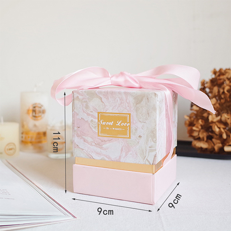 high end luxury empty embossed gold 8 oz dividers cardboard candle gift boxes with window