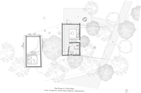 Maison de camping faite à la main Aménagement d'un loft double Assemblage facile Petite maison préfabriquée en bois Maison en rondins avec chambre à coucher