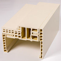 Profilé de porte WPC (composite bois-plastique), profil WPC, ligne imperméable