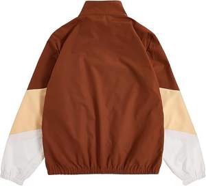 Veste de survêtement d'hiver pour homme XIN HUI personnalisable avec logo, coupe-vent respirant en nylon à panneaux colorés pour le sport et l'entraînement en extérieur (vente en gros) - Product Image 2