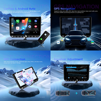 Autoradio Android Podofo 10 pouces 4+64G avec Carplay/Android Auto sans fil, GPS, WiFi et clavier piano – Vente en gros