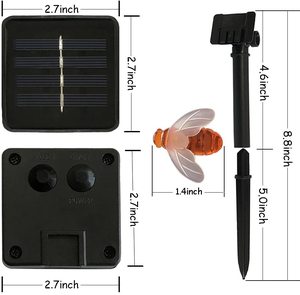 Luces de Navidad LED con purpurina de 8 modos, luces de jardín de hadas para exteriores con energía Solar para decoración de bodas, luces de colores - Product Image 2