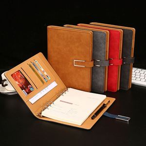 Color Changing Pu Leather <b>A5</b> Loose-leaf <b>Notebook</b> U-shaped Buckle Business <b>Notebook</b> with Card Slot Pen Slot - Product Image 4