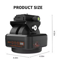 Tête panoramique motorisée ZIFON YT-1500 Pro, étanche IP66, trépied inclinable et orientable, télécommande sans fil pour caméras