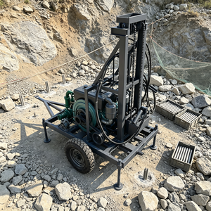 Petite plateforme de forage de puits d'eau à <span class=keywords><strong>vendre</strong></span>, profondeur 150 m, avec équipement et outils - Product Image 2
