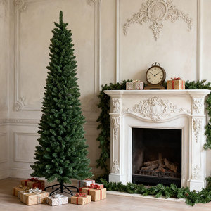 Árbol de Navidad Artificial Preiluminado con Tronco de Madera Real y Ramas Realistas - Product Image 4