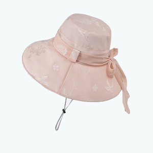 Vente en gros Printemps et été Mode Pare-soleil Décoration Sangle <span class=keywords><strong>Noeud</strong></span> <span class=keywords><strong>Noeud</strong></span> Pêcheur Chapeaux <span class=keywords><strong>de</strong></span> mode - Product Image 3
