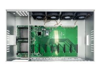 A-LEO X98-8PLUS-V1.0 prend en charge 2133/2400/2666 MHz X98 Boîtier d'ordinateur Plateforme serveur 8 GPU avec double processeur Xeon E5 Serveur