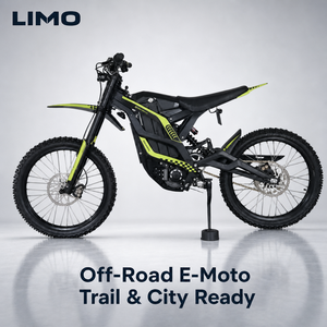 Moto tout-terrain électrique pour adulte Bike Adventure E-moto, modèle Limo-171, couleur personnalisée, export, direct usine, prête à l'emploi, avec moteur central - Product Image 1