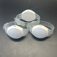 Bracelets lumineux personnalisables avec logo, télécommande sans fil, bracelets lumineux pour fête