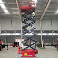 Plateforme élévatrice à ciseaux électrique Boomstar certifiée CE ISO, 15 m, capacité 1000 kg, monte-charge de construction, garantie 1 an, cœur PLC