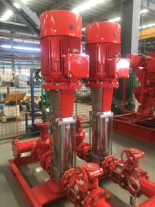 ปั๊มหอยโข่งแบบหลายใบพัดแนวตั้งมาตรฐาน NFPA20 รุ่น CDL กำลัง 10 แรงม้า สำหรับดับเพลิง ผลิตจากเหล็กดัด ทนทานต่อสภาพอากาศ IP55 ระดับต่ำ - Product Image 5