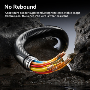 Endoscope professionnel à rotation LCD, caméra HD 2MP 1080P à rotation à <span class=keywords><strong>360</strong></span> <span class=keywords><strong>degrés</strong></span> pour la réparation de moteurs de voitures et de machines - Product Image 5