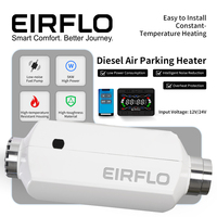 Chauffage de stationnement diesel Eirflo 5KW 12V/24V avec télécommande LCD, garantie 1 an pour camion, camping-car, bateau