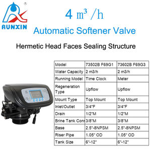 Factory Supply 2000LPH 2TPH F69G 73502B F69G1 73602B F69G3 Automatic Softener Valve for RO Pre-treatment - Product Image 5