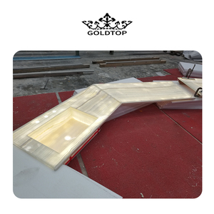 Goldtop Oem/odm ONIX ONIX <span class=keywords><strong>onice</strong></span> โทนิกซ์ธรรมชาติพื้นหลังการออกแบบผนังสีดำราคาต่อตารางเมตรด้านบนวานิลลาออนิกซ์พร้อมแผงไฟ LED - Product Image 4