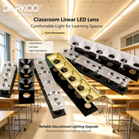 Module de lentille optique LED à haute transmission (91 %) et à économie d'énergie, protection IP65, pour entrepôt, hall industriel et atelier.