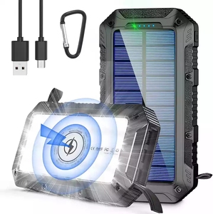 <span class=keywords><strong>Chargeur</strong></span> <span class=keywords><strong>solaire</strong></span> sans fil ES960S, capacité de 20000mAh, 3 Ports de charge USB, <span class=keywords><strong>chargeur</strong></span> de téléphone, Gadgets de voyage et de <span class=keywords><strong>randonnée</strong></span> - Product Image 1