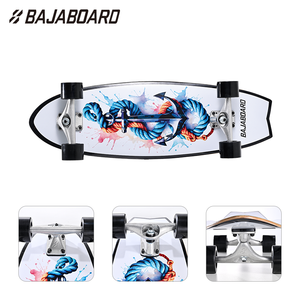 Planche d'équilibre BAJABOARD pour adultes, planche à roulettes <span class=keywords><strong>tout</strong></span>-<span class=keywords><strong>terrain</strong></span>, érable canadien transparent, planche à roulettes professionnelle à quatre roues pour adultes - Product Image 1