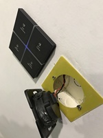 SEXANKA KNX EIB système domotique intelligent modulaire 4 bandes panneau en aluminium puissance lumière intelligente métal tactile interrupteurs muraux